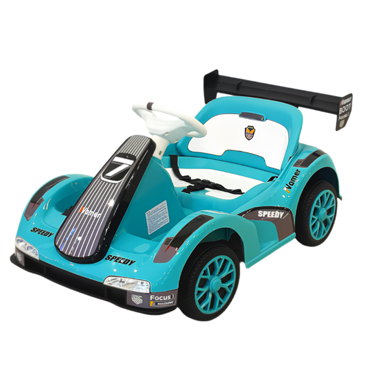 Kids Electric Sport Go-Kart with Music & LED Headlights | Rechargeable Ride-On Kart UAE