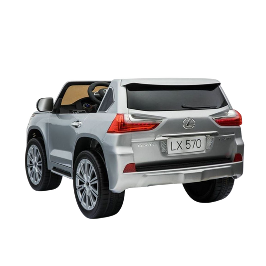 Lexus LX570 24V Kids Ride-On SUV (4WD) - Painted Silver