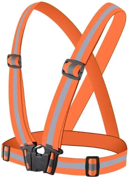 High-Visibility Reflective Safety Vest for E-Scooters, Cycling & Running