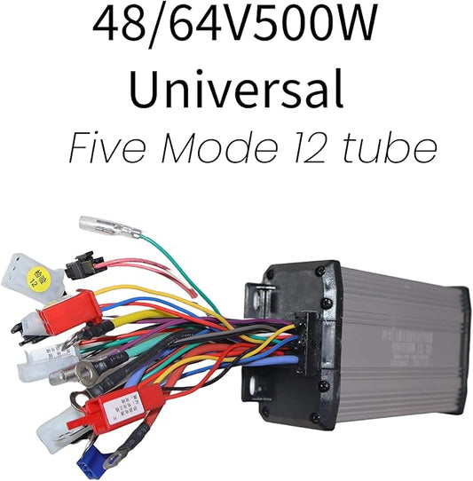 48V/64V 500W Universal Brushless Controller (Smart Self-Learning)