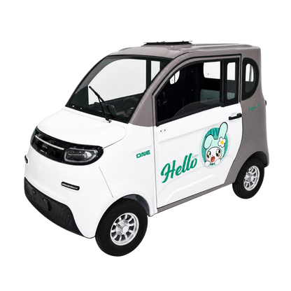 4-Seater Electric Mini Car | 1000W 60V 38A Enclosed EV Car 400KG UAE