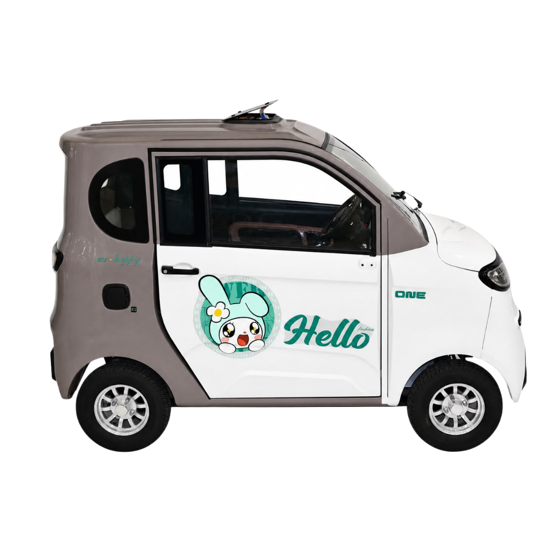 4-Seater Electric Mini Car | 1000W 60V 38A Enclosed EV Car 400KG UAE
