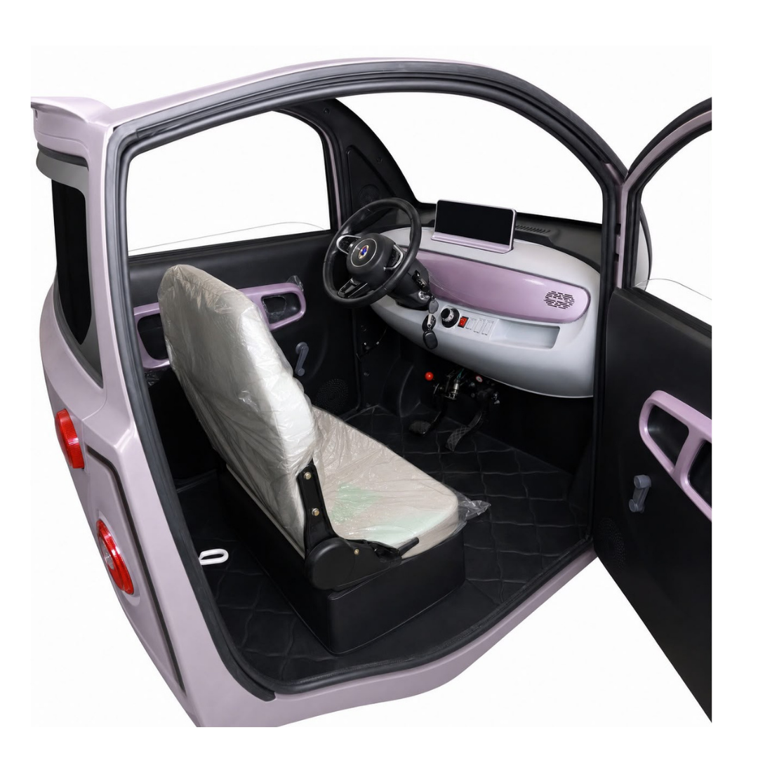 4-Seater Electric Mini Car | 1000W 60V 38A Enclosed EV Car 400KG UAE