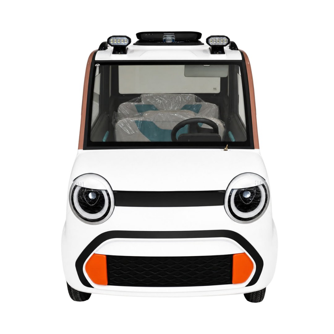 4-Seater Electric Mini Car | 1000W 60V 38A Enclosed EV Car 400KG UAE