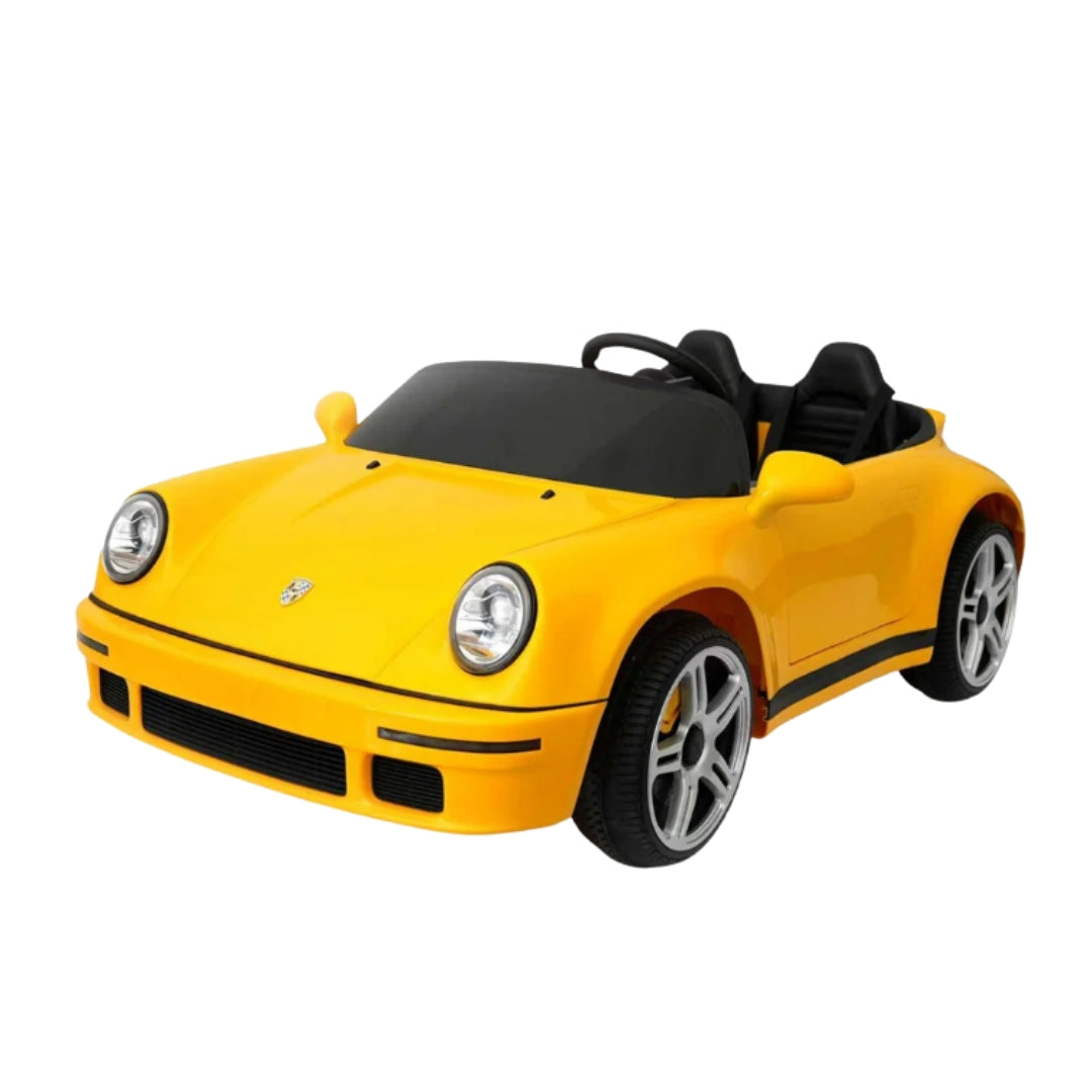 Megastar Licensed Porsche 24V Ride-On Car for Kids (2-Seater) with Remote