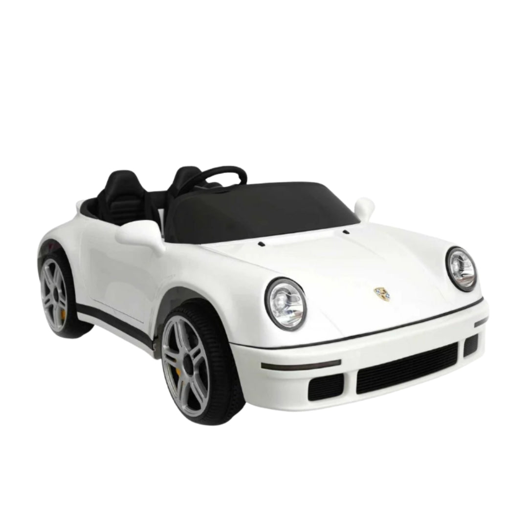 Megastar Licensed Porsche 24V Ride-On Car for Kids (2-Seater) with Remote