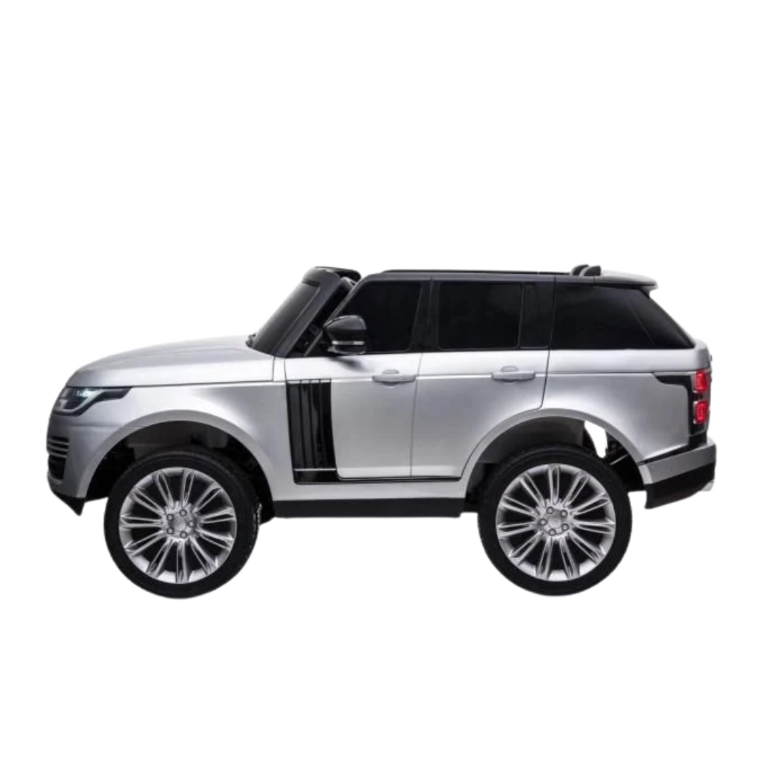 Licensed Range Rover Vogue HSE 24V Kids Car (2-Seater, 4WD) with MP4 Player - Silver