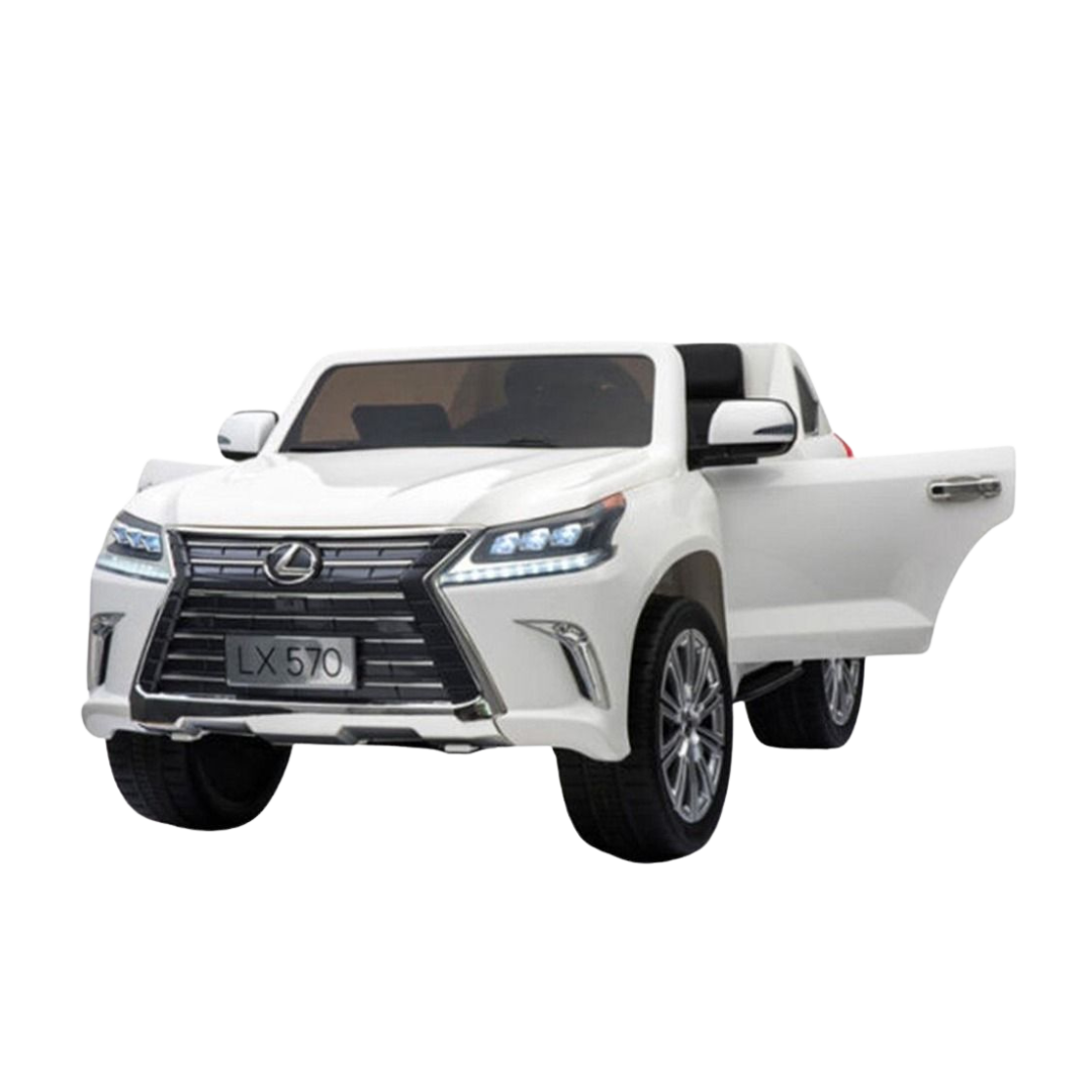 Licensed Lexus LX570 24V Kids Ride-On SUV (4WD) - White