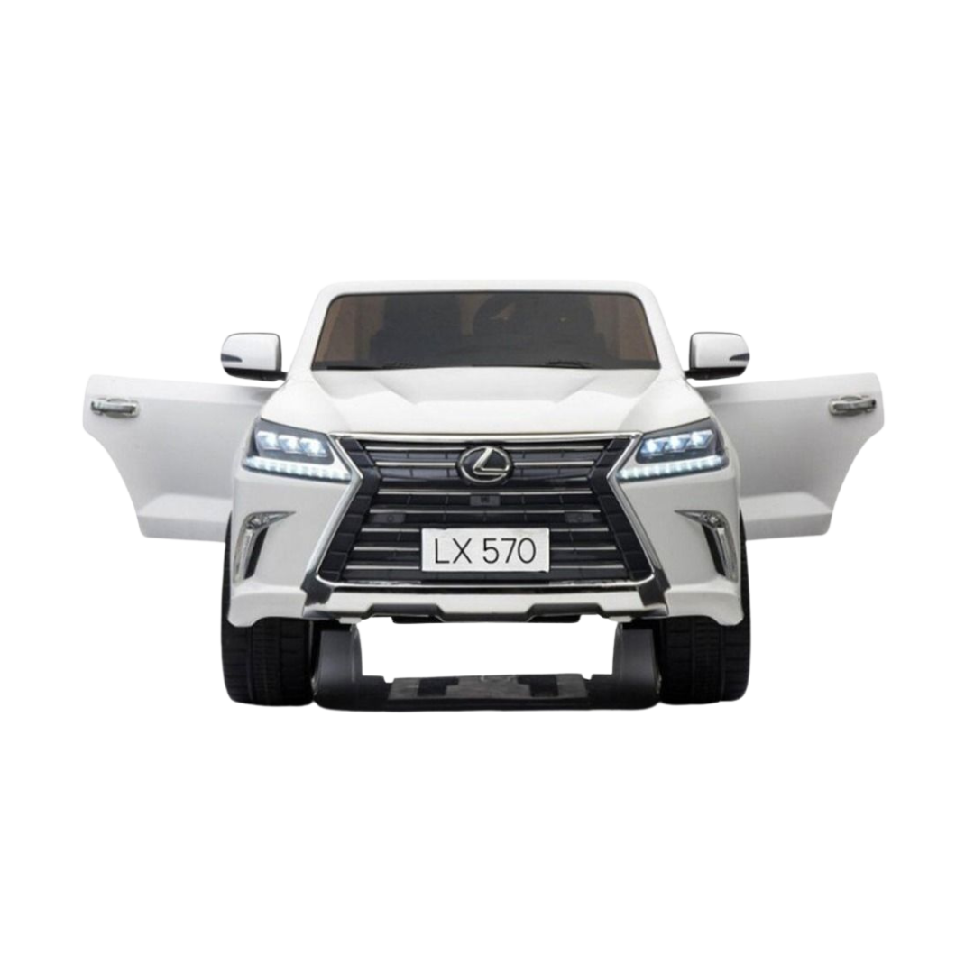 Licensed Lexus LX570 24V Kids Ride-On SUV (4WD) - White