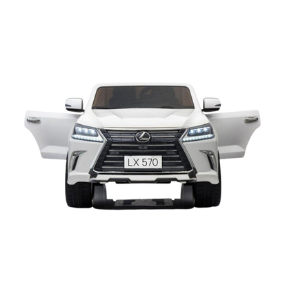 Licensed Lexus LX570 24V Kids Ride-On SUV (4WD) - White