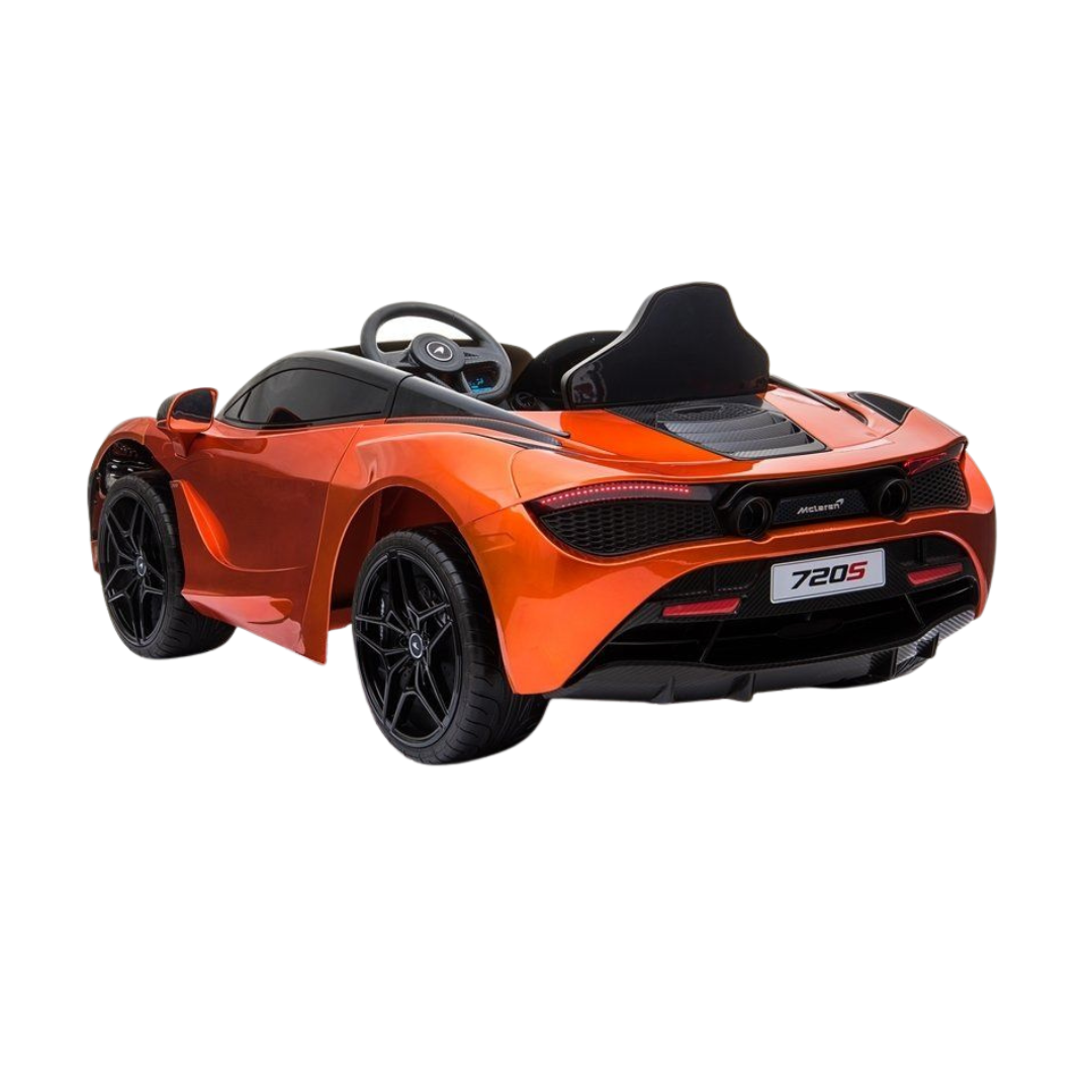 Licensed McLaren 720S 12V Kids Ride-On Car - Orange