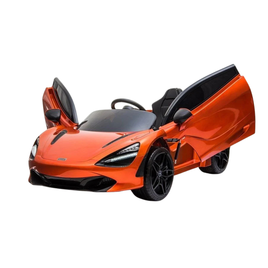 Licensed McLaren 720S 12V Kids Ride-On Car - Orange