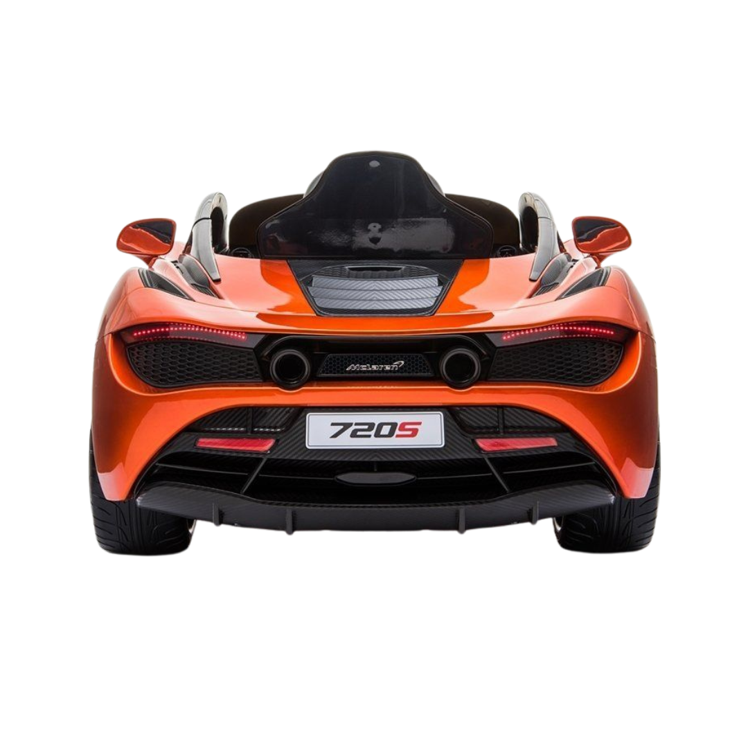 Licensed McLaren 720S 12V Kids Ride-On Car - Orange