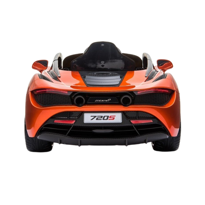 Licensed McLaren 720S 12V Kids Ride-On Car - Orange