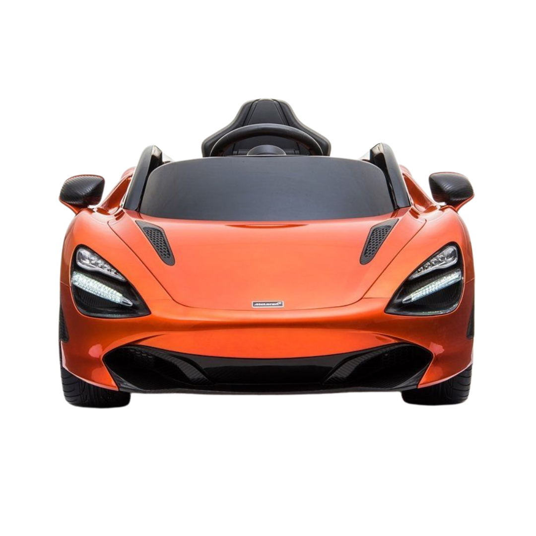 Licensed McLaren 720S 12V Kids Ride-On Car - Orange