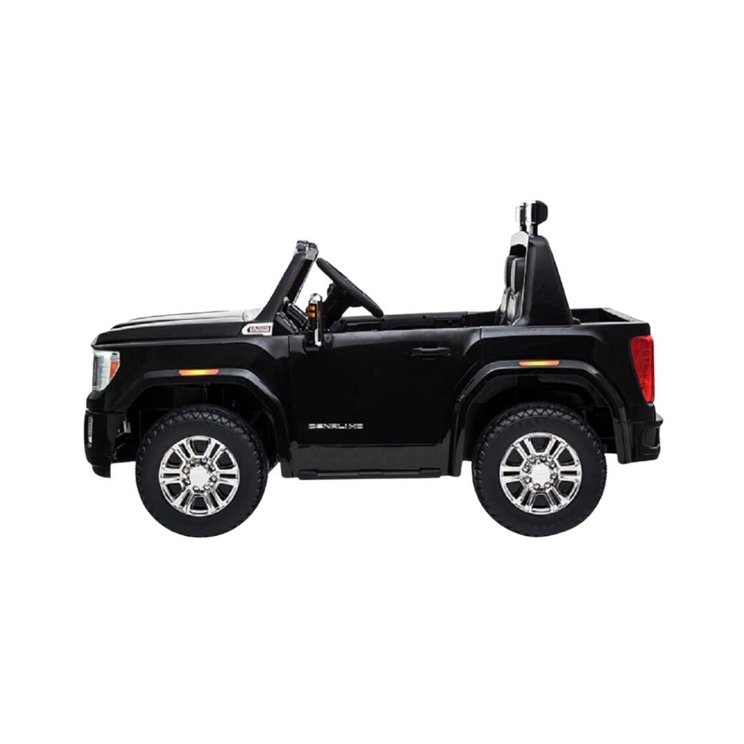 Licensed GMC Sierra Denali 12V Kids Ride-On Truck - Black