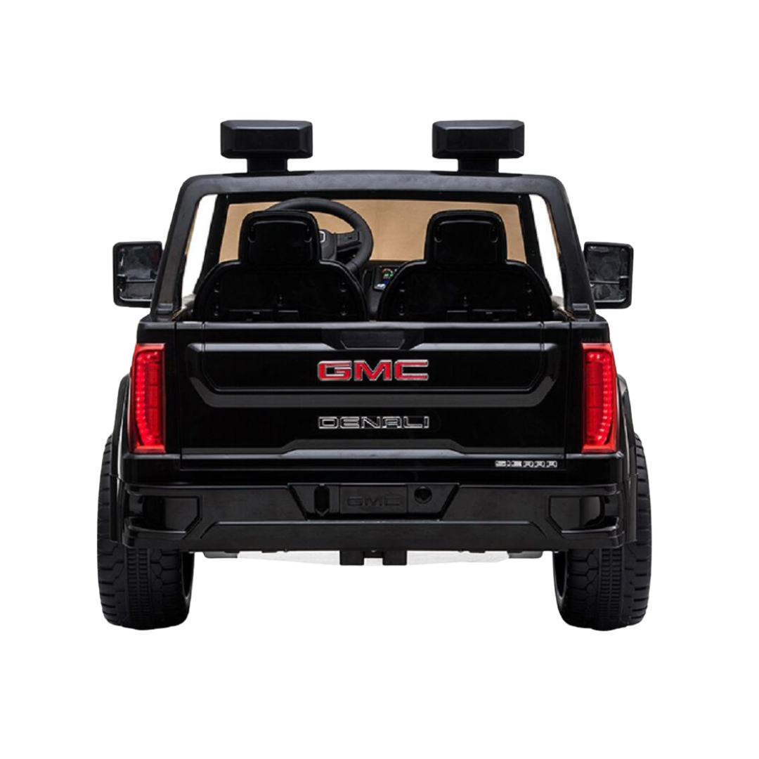Licensed GMC Sierra Denali 12V Kids Ride-On Truck - Black