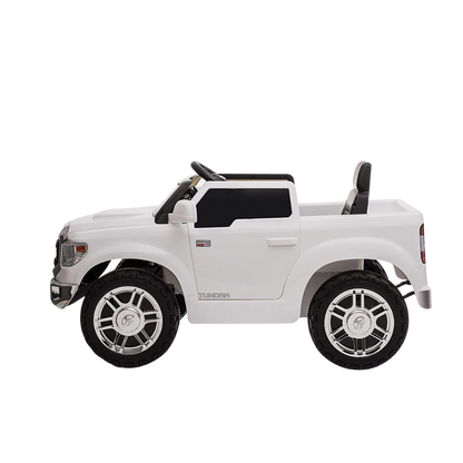 Licensed Toyota Tundra 12V Kids Ride-On Truck - White
