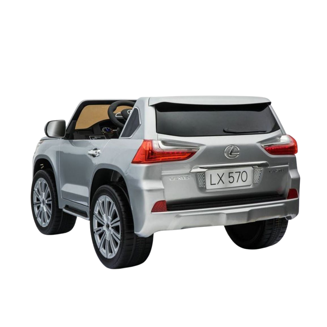 Lexus LX570 24V Kids Ride-On SUV (4WD) - Painted Silver