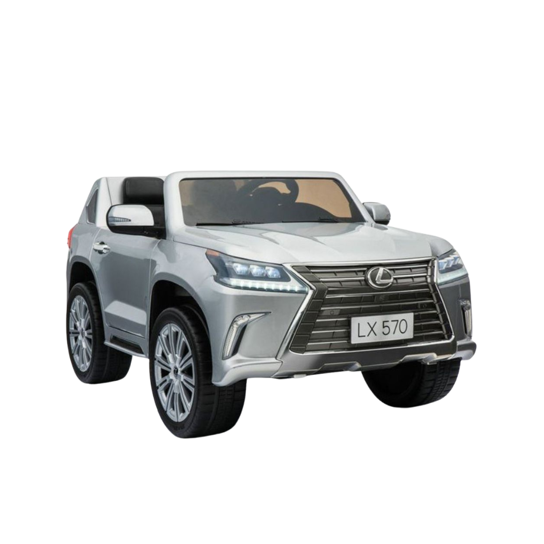 Lexus LX570 24V Kids Ride-On SUV (4WD) - Painted Silver