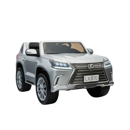 Lexus LX570 24V Kids Ride-On SUV (4WD) - Painted Silver