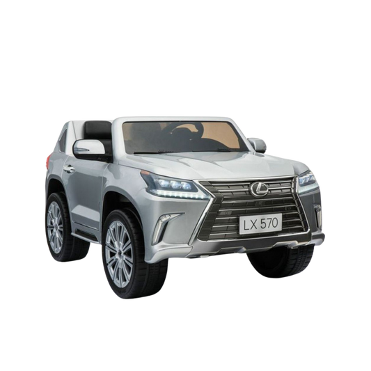 Licensed Lexus LX570 24V Kids Ride-On SUV (4WD) - Painted Silver