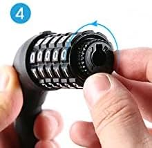 5-Digit Combination Scooter & Bike Lock (1.2M) - Anti-Theft