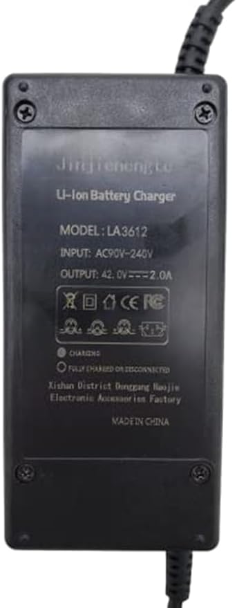 Electric Scooter Charger (42V 2A) for 36V Batteries