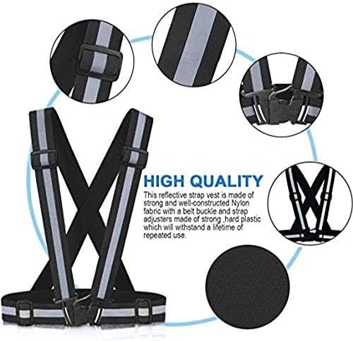 High-Visibility Reflective Safety Vest for E-Scooters, Cycling & Running