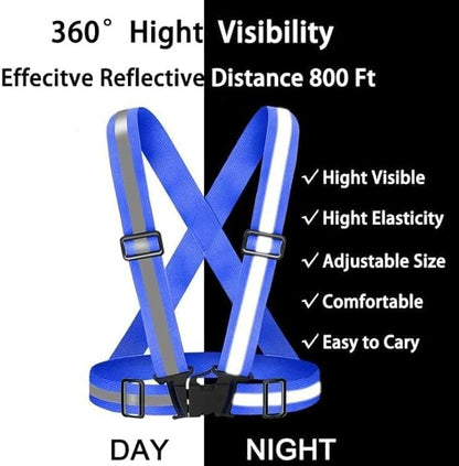 High-Visibility Reflective Safety Vest for E-Scooters, Cycling & Running