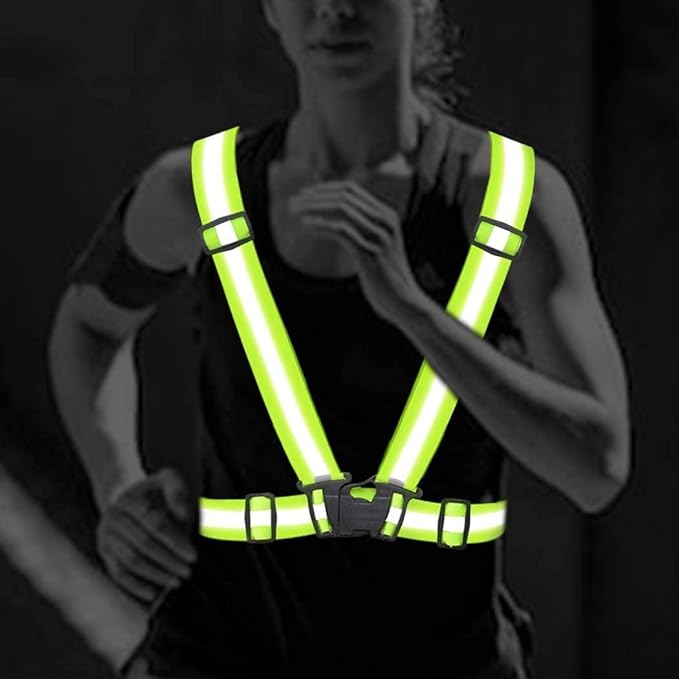 High-Visibility Reflective Safety Vest for E-Scooters, Cycling & Running