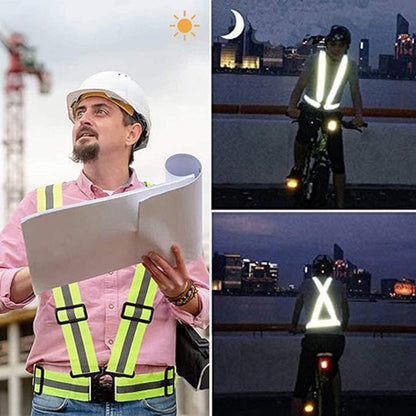 High-Visibility Reflective Safety Vest for E-Scooters, Cycling & Running