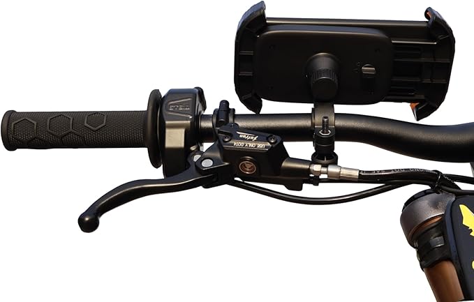 Universal E-Scooter & Bike Phone Holder (Auto-Locking & Shockproof)