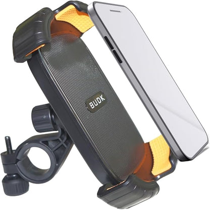Universal E-Scooter & Bike Phone Holder (Auto-Locking & Shockproof)