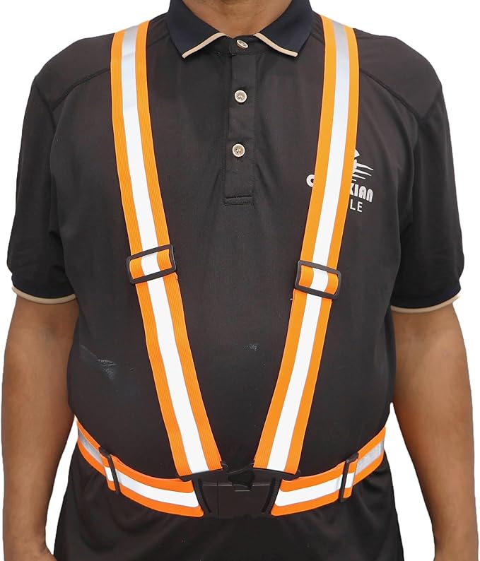 High-Visibility Reflective Safety Vest for E-Scooters, Cycling & Running