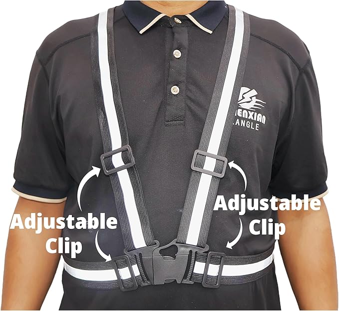 High-Visibility Reflective Safety Vest for E-Scooters, Cycling & Running