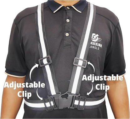 High-Visibility Reflective Safety Vest for E-Scooters, Cycling & Running