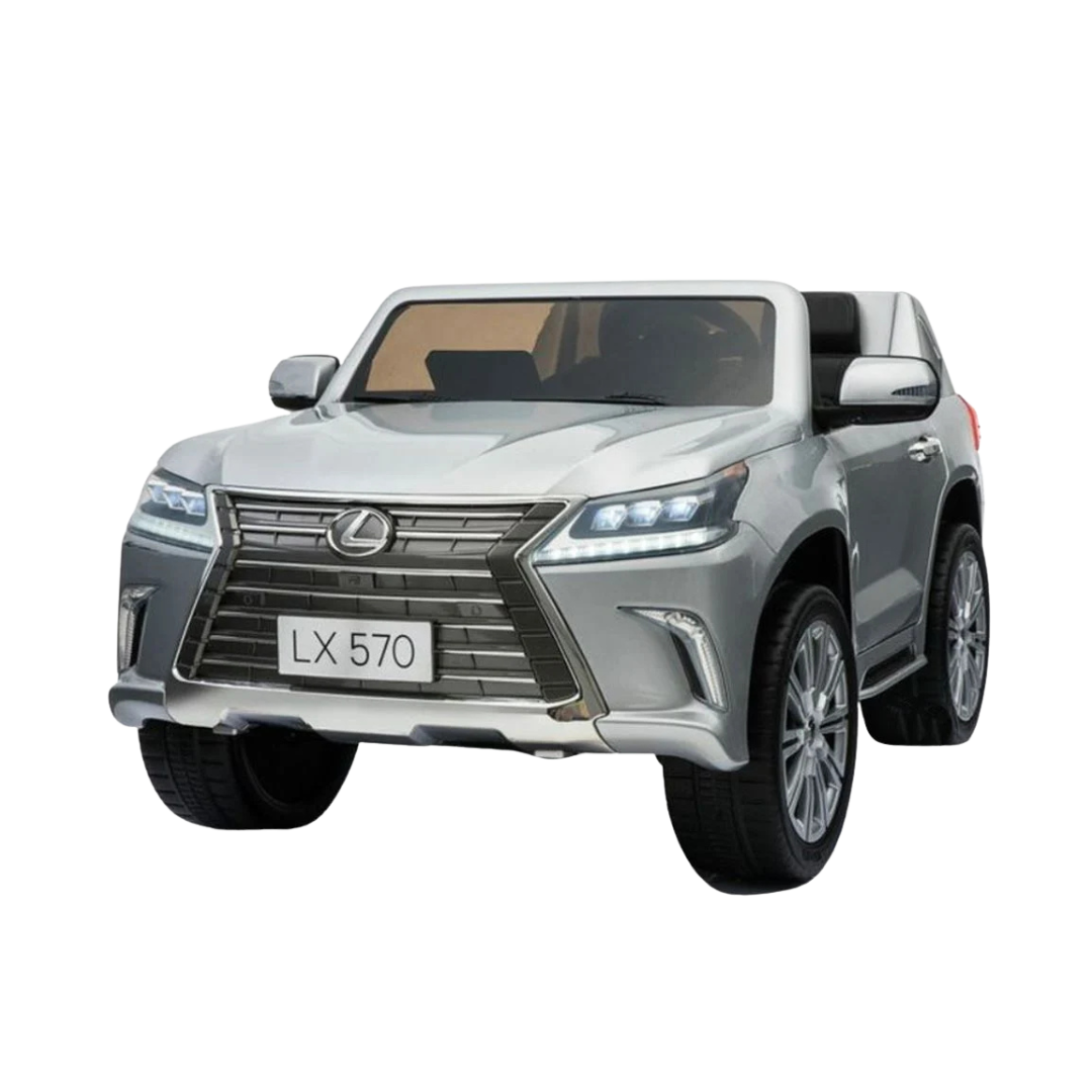 Lexus LX570 24V Kids Ride-On SUV (4WD) - Painted Silver
