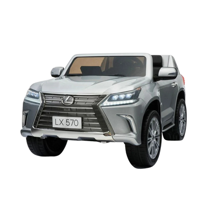 Lexus LX570 24V Kids Ride-On SUV (4WD) - Painted Silver