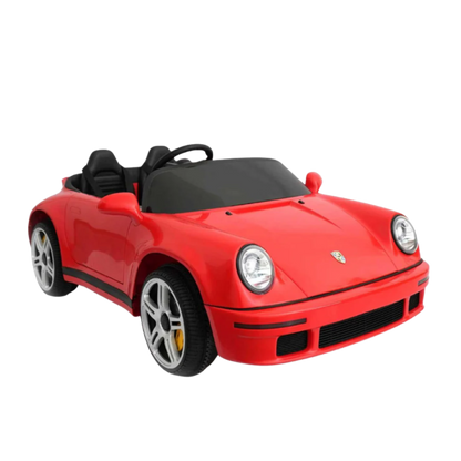 Megastar Licensed Porsche 24V Ride-On Car for Kids (2-Seater) with Remote