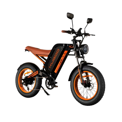 Kugoo V6 Electric Fatbike | Retro Style Off-Road E-Bike | UAE