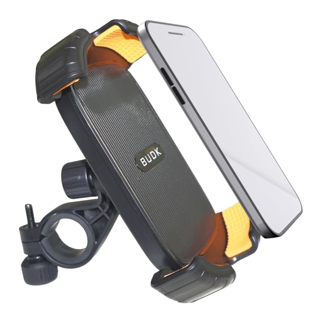 Universal E-Scooter & Bike Phone Holder (Auto-Locking & Shockproof)