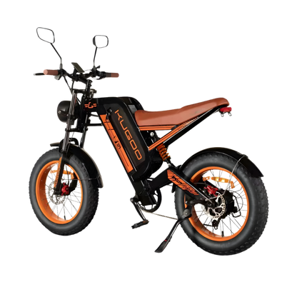 Kugoo V6 Electric Fatbike | Retro Style Off-Road E-Bike | UAE